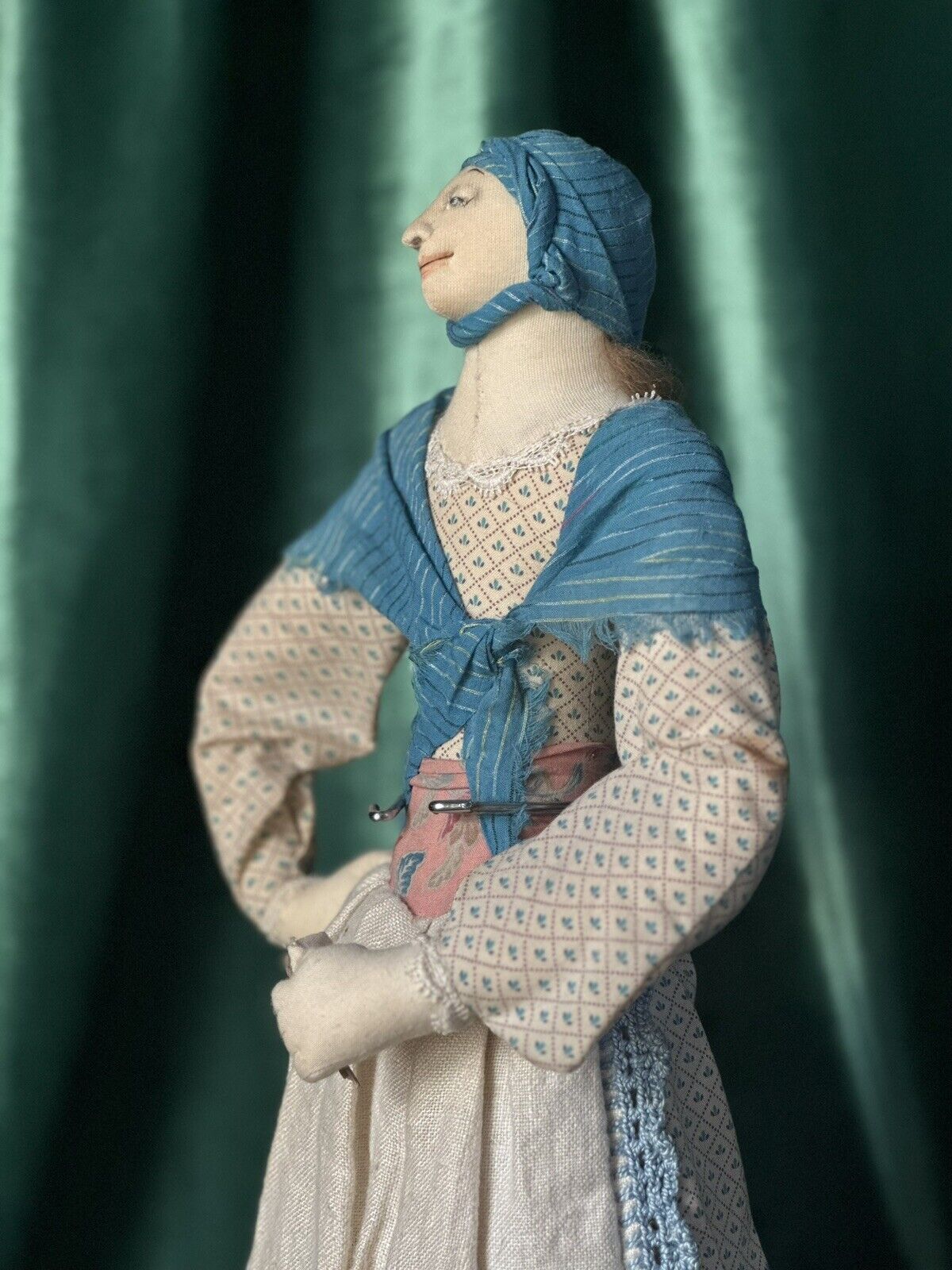 OOAK Artist Akira Blount Vintage Handmade 19” Doll