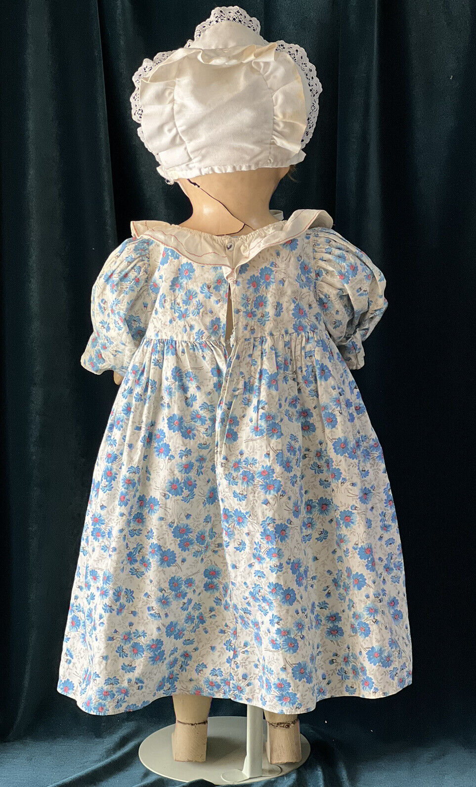 Antique 1920’s Wooden & Composition Babs The Walking 27” Doll by Harry H Coleman