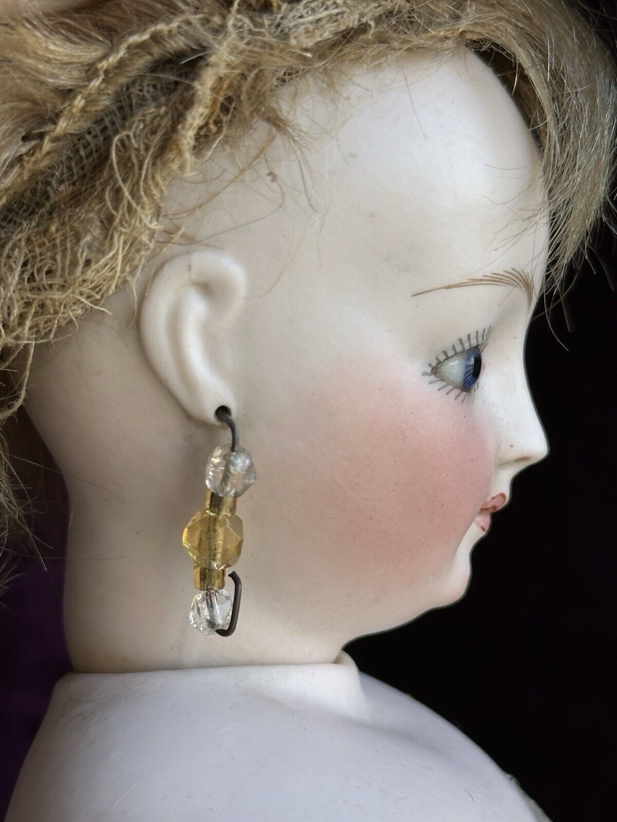 Antique French 15” Louis Doleac Bisque Head Fashion Depose Poupee Doll