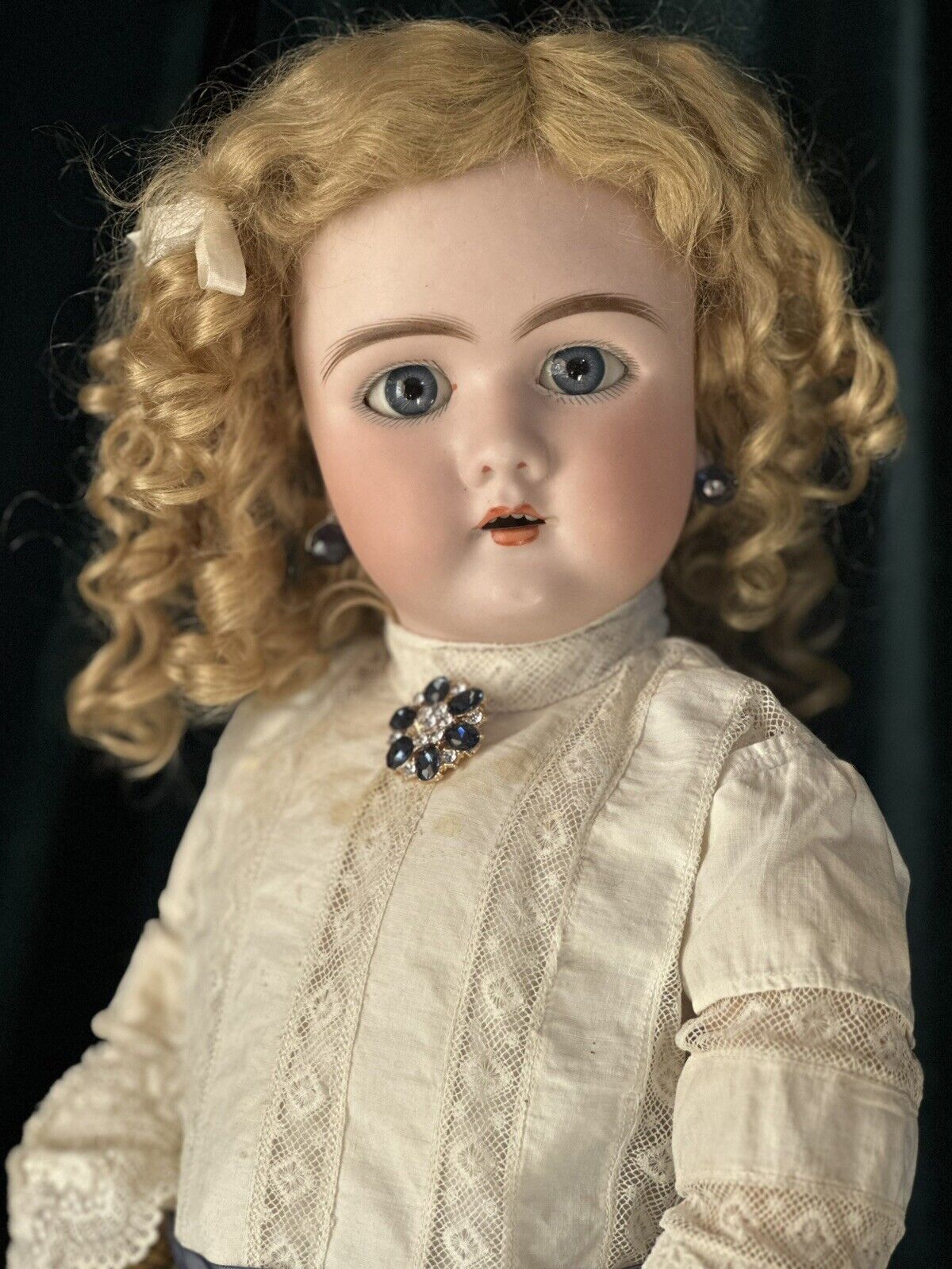 Antique German Heinrich Handwerck Mold Dep 109 Bisque Head 23” Doll