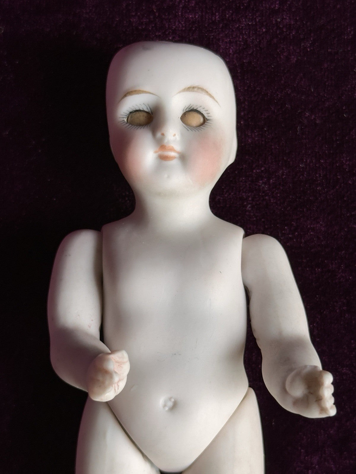 Antique German 5” Kestner 130 All Bisque Mignonette Doll Open Closed Mouth