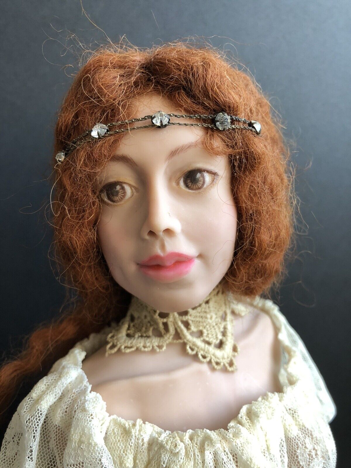 OOAK Hand Sculpted Polymer Clay Doll Emma by Monika, Monica Mechling