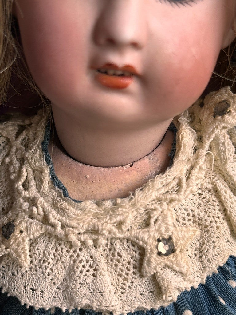 Antique French 12.25” SFBJ 21R Bisque Head Doll Restored