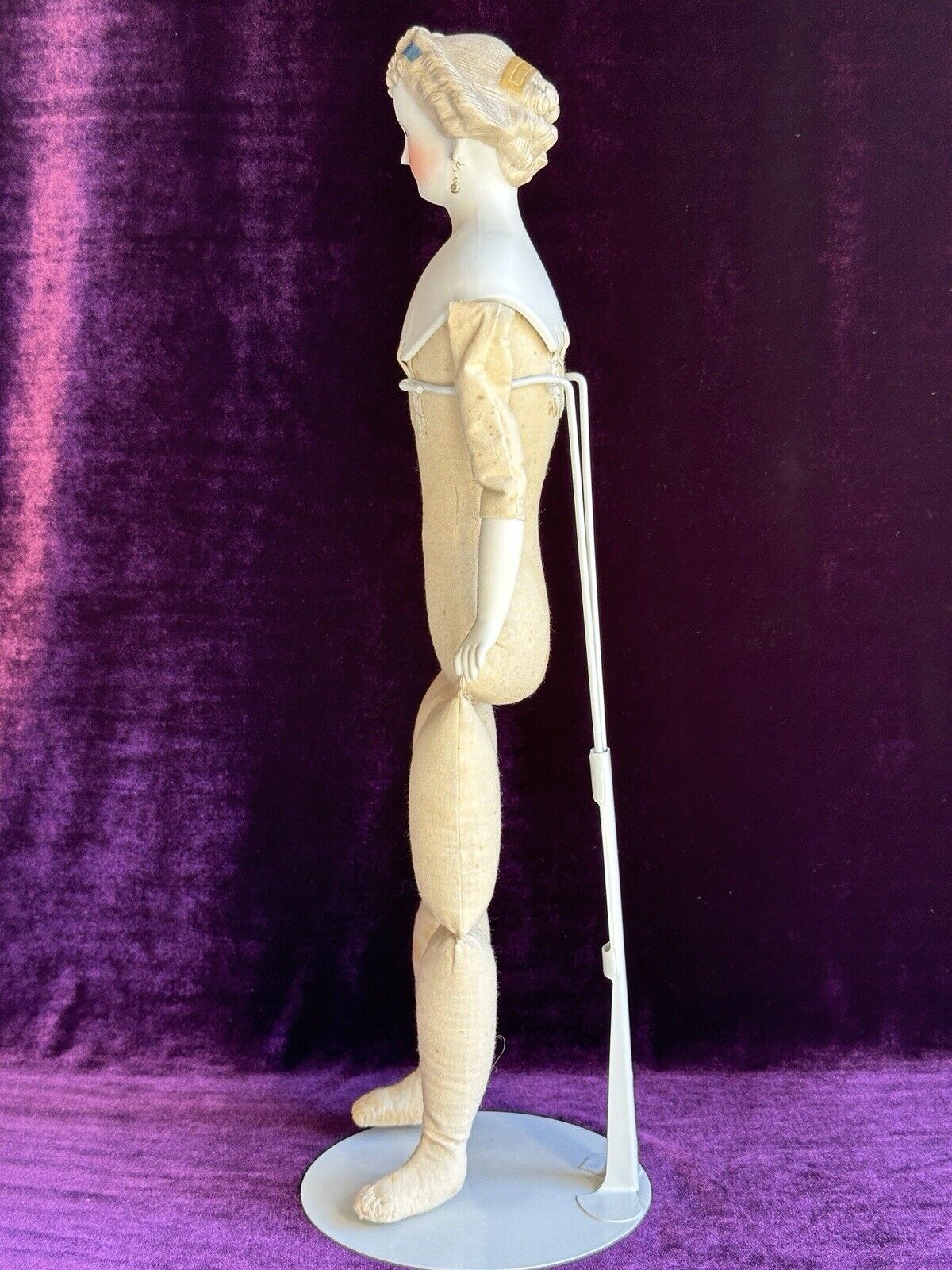 Antique German 18” Countess Dagmar Parian China Head Doll