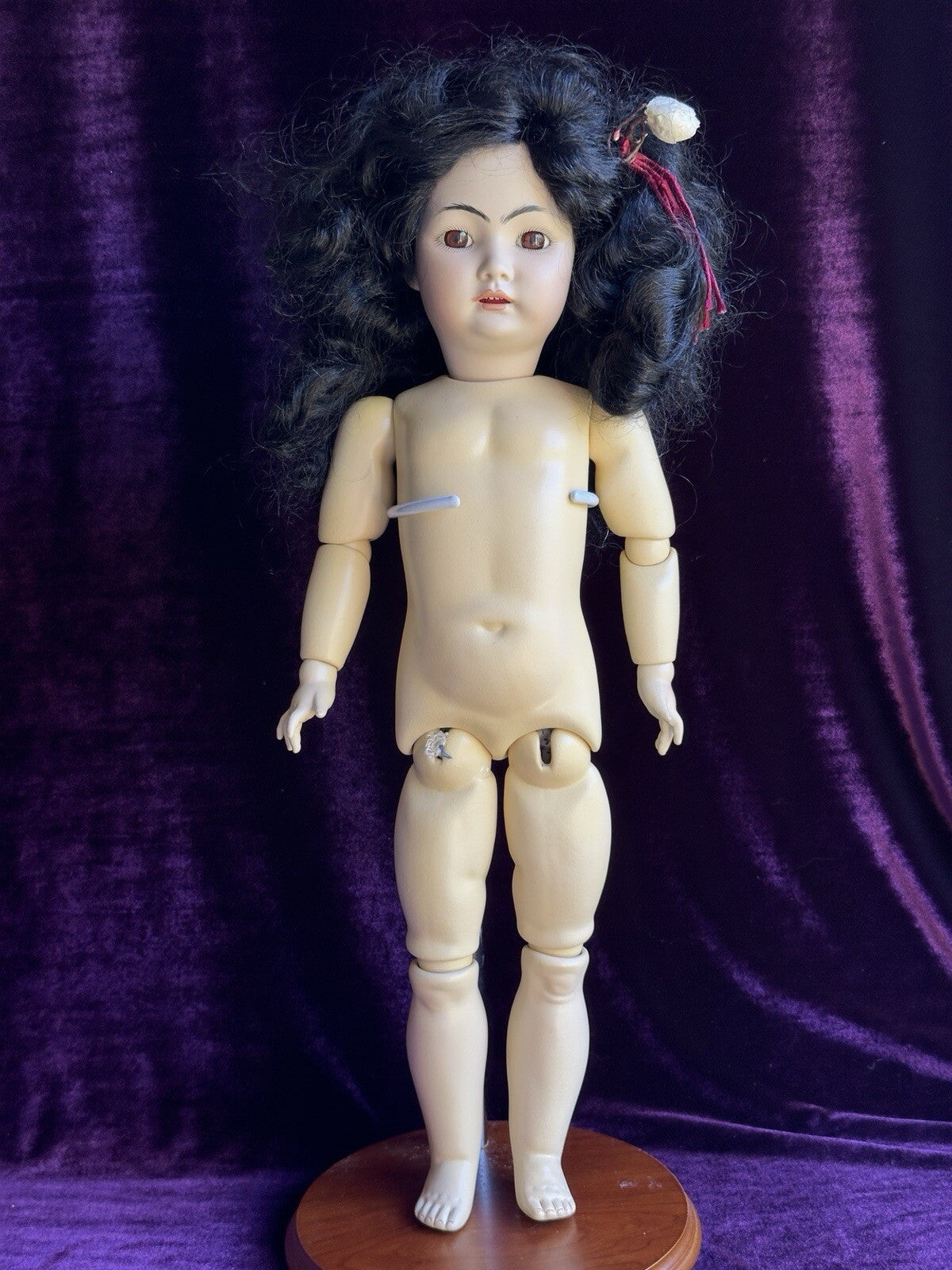 Vintage 21” Porcelain Repro. of Antique German Simon Halbig 1329 Oriental Doll