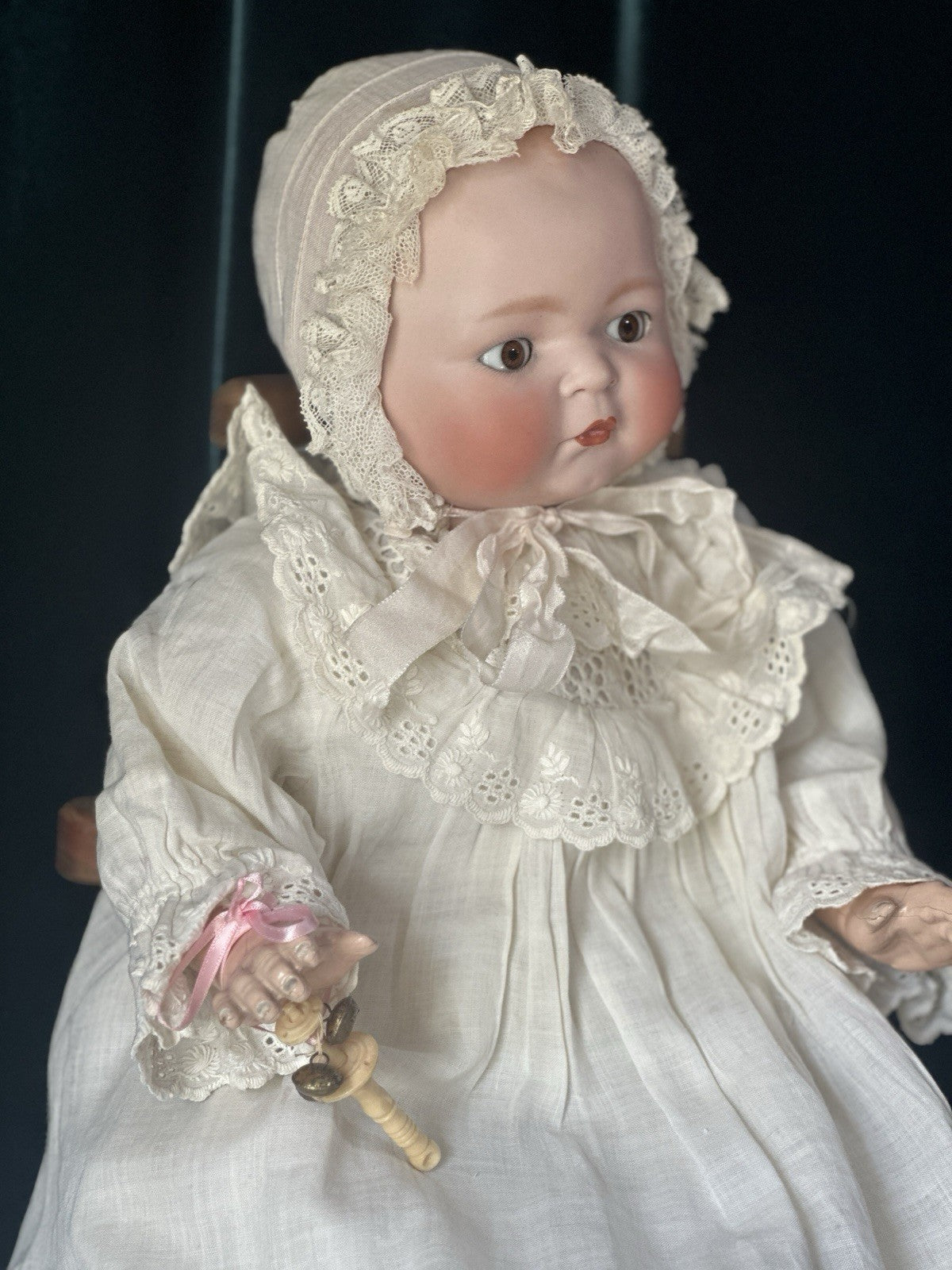 Antique Kestner Century Baby 18” Doll Bisque Head