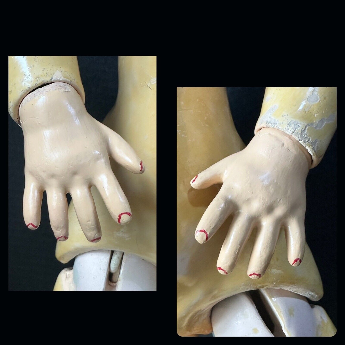Antique German Simon Halbig & Handwerck 29” Doll Flirty Eyes