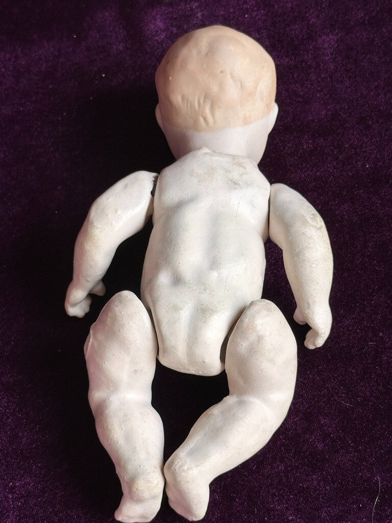 Antique Nippon 7" Bisque Head Composition Body Character Baby Doll