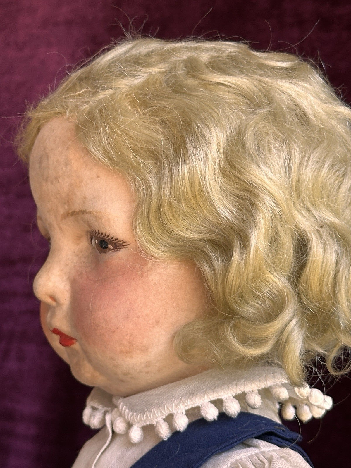 Large Vintage Italian 22” Lenci 300 Series Felt Doll
