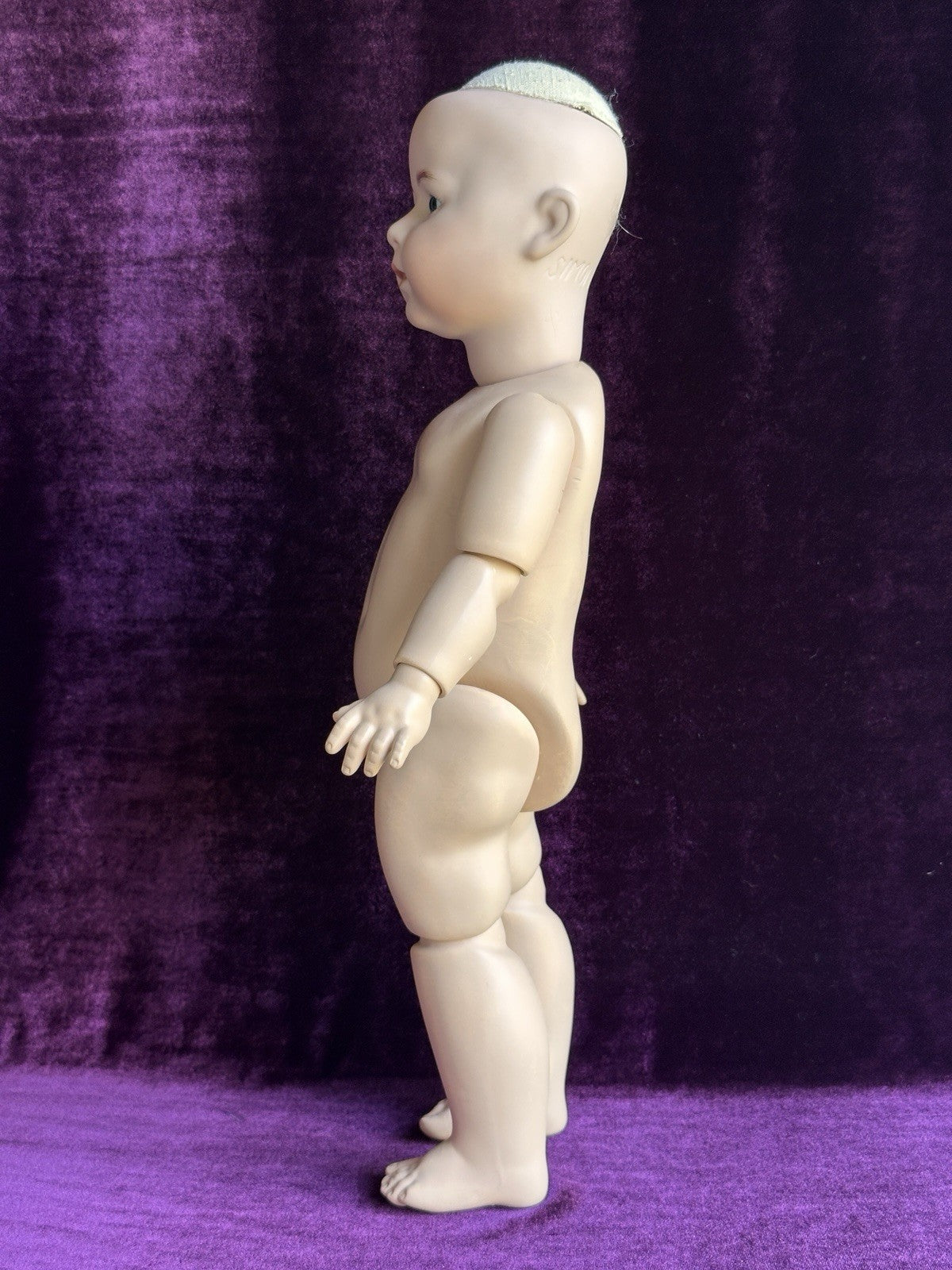 Rare 17” Porcelain/Compo Reproduction of Simon Halbig 1488 Boy Doll