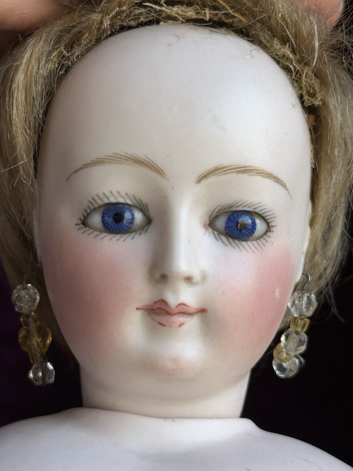 Antique French 15” Louis Doleac Bisque Head Fashion Depose Poupee Doll