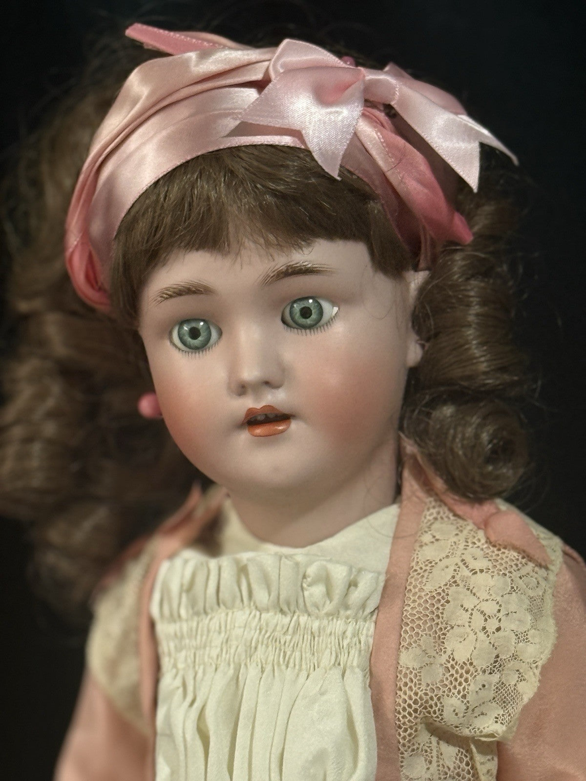 Antique German Simon Halbig Heinrich Handwerck 19” Doll Bisque Head
