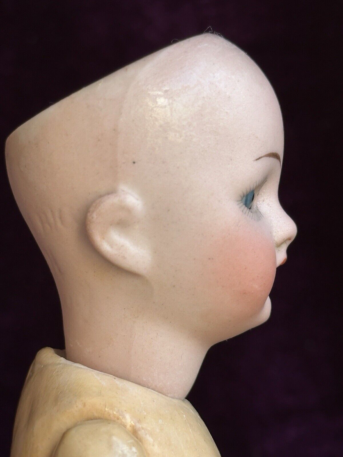 Antique German 8.75” Simon Halbig 1078 Bisque Head Flapper Body Doll