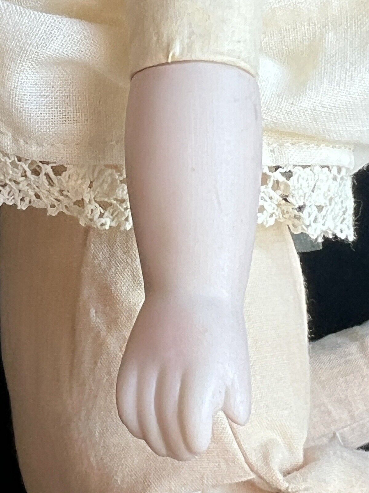 Antique German 12” Armand Marseille Darling Bisque Shoulder Head Doll