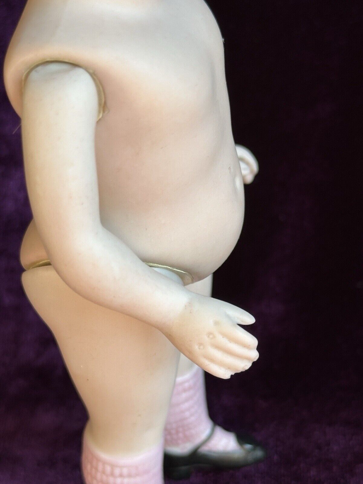 Antique German 6.25” Kestner 30 All Bisque Mignonette Doll