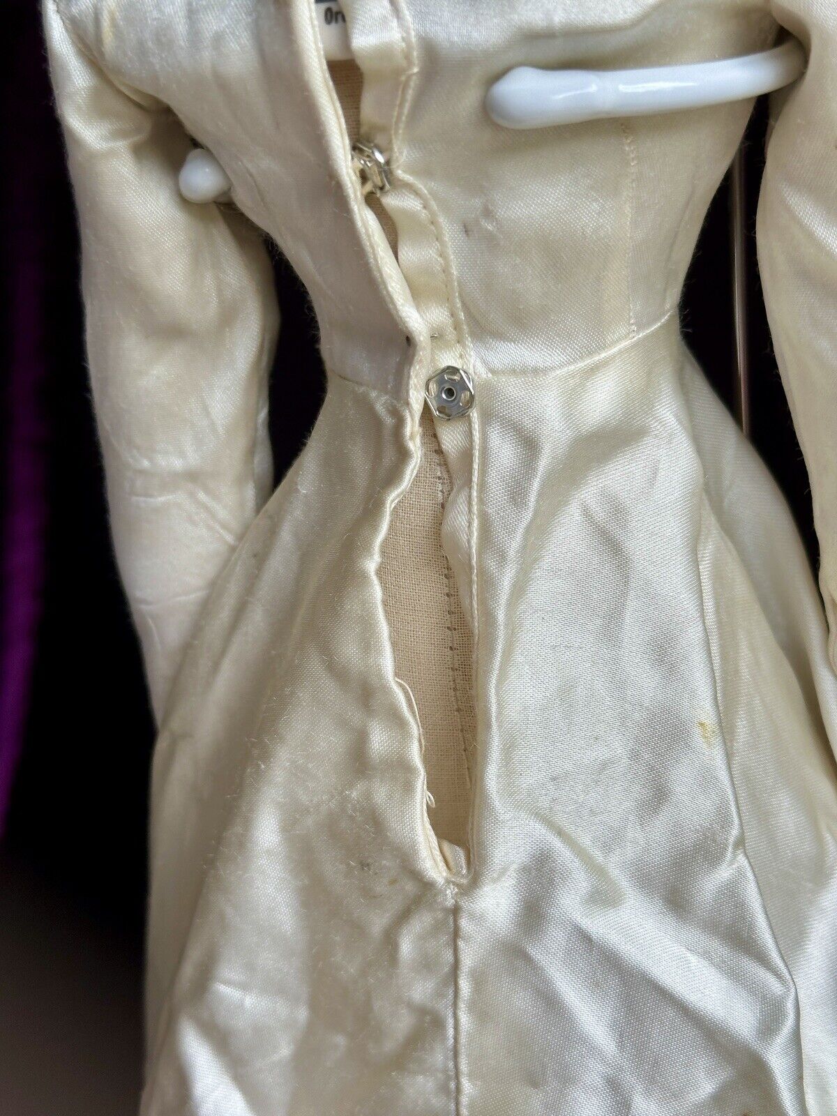 Vintage 20.25” Porcelain Fancy Parian China Doll by Janet Pace Emma Clear Mold