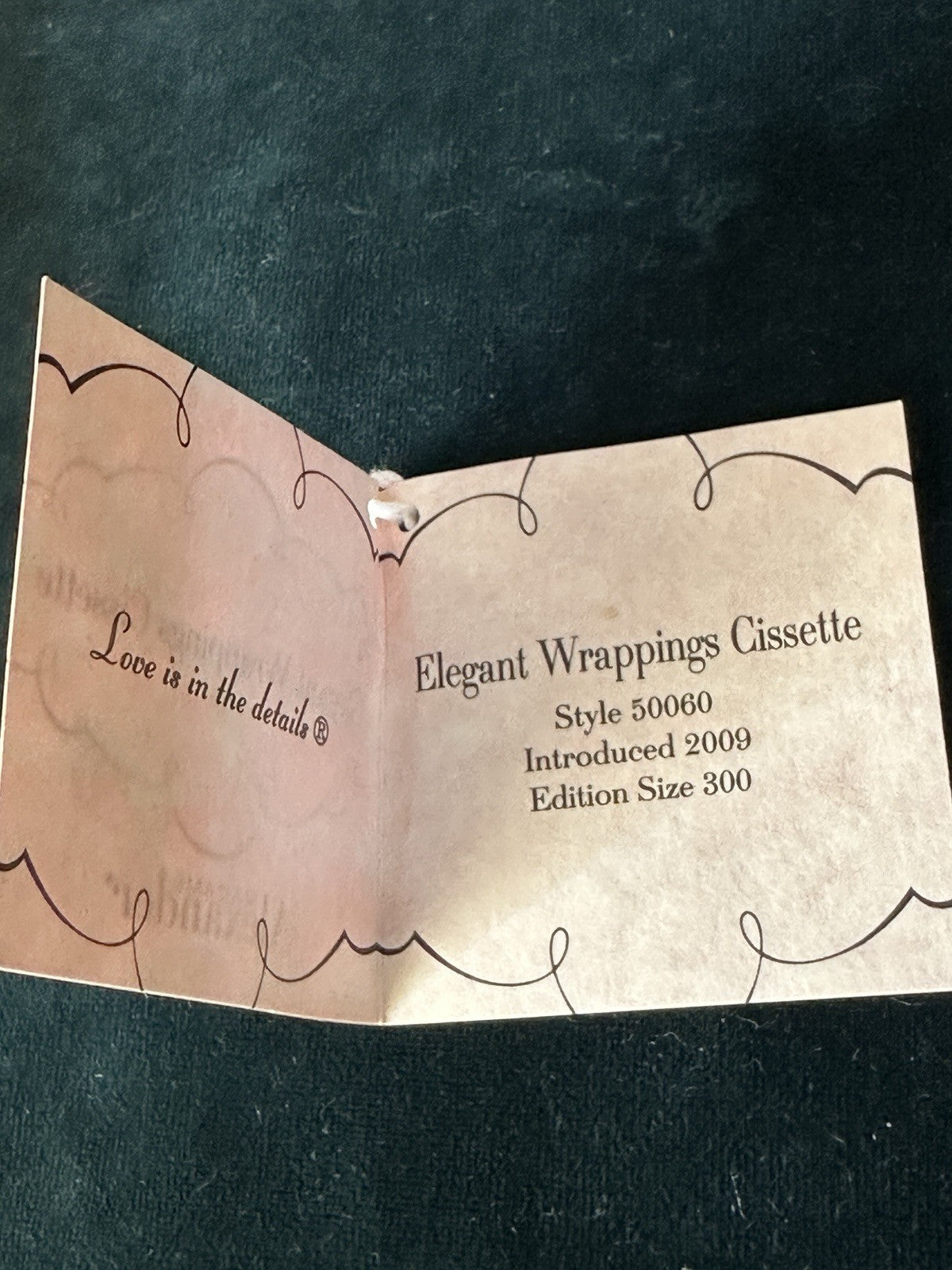 Madame Alexander Elegant Wrappings Cissette #50060 LE 300 Tag/Box