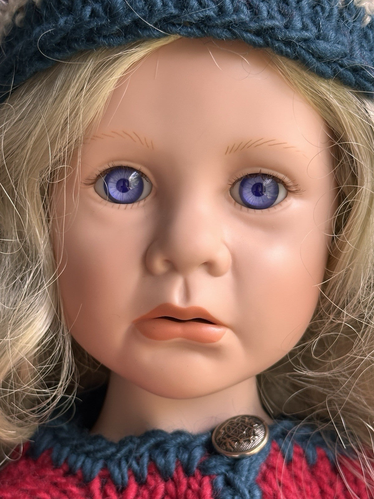 Collectible Vinyl Julie Good-Kruger 21” Signed Doll
