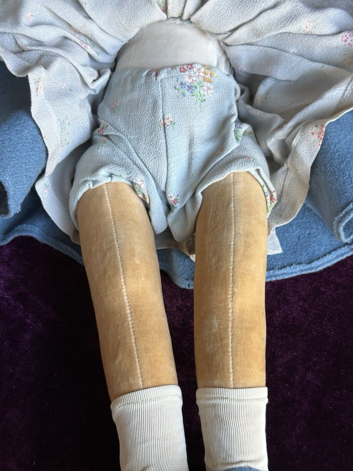 Vintage 18” Original Chad Valley Cloth Princess Elizabeth Doll Made in England