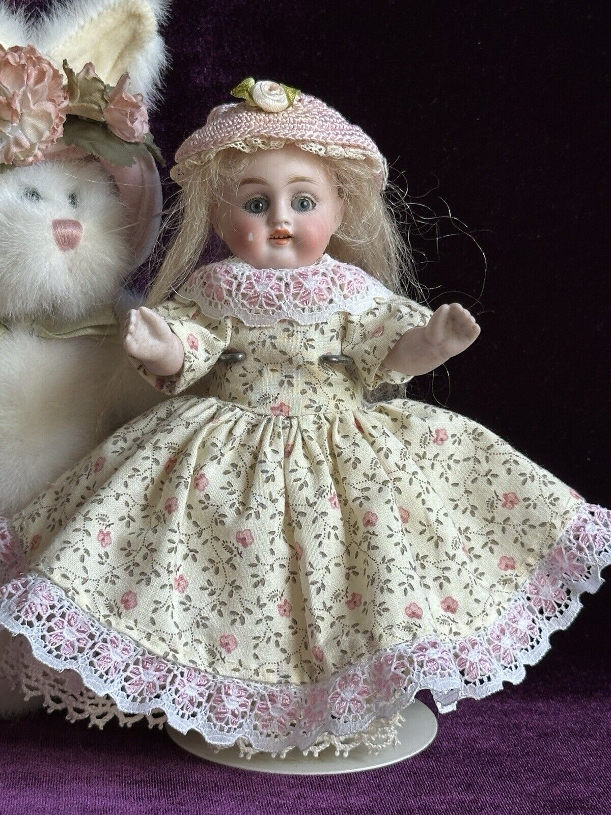 Antique German 6.5” Kestner 130 All Bisque Mignonette Doll