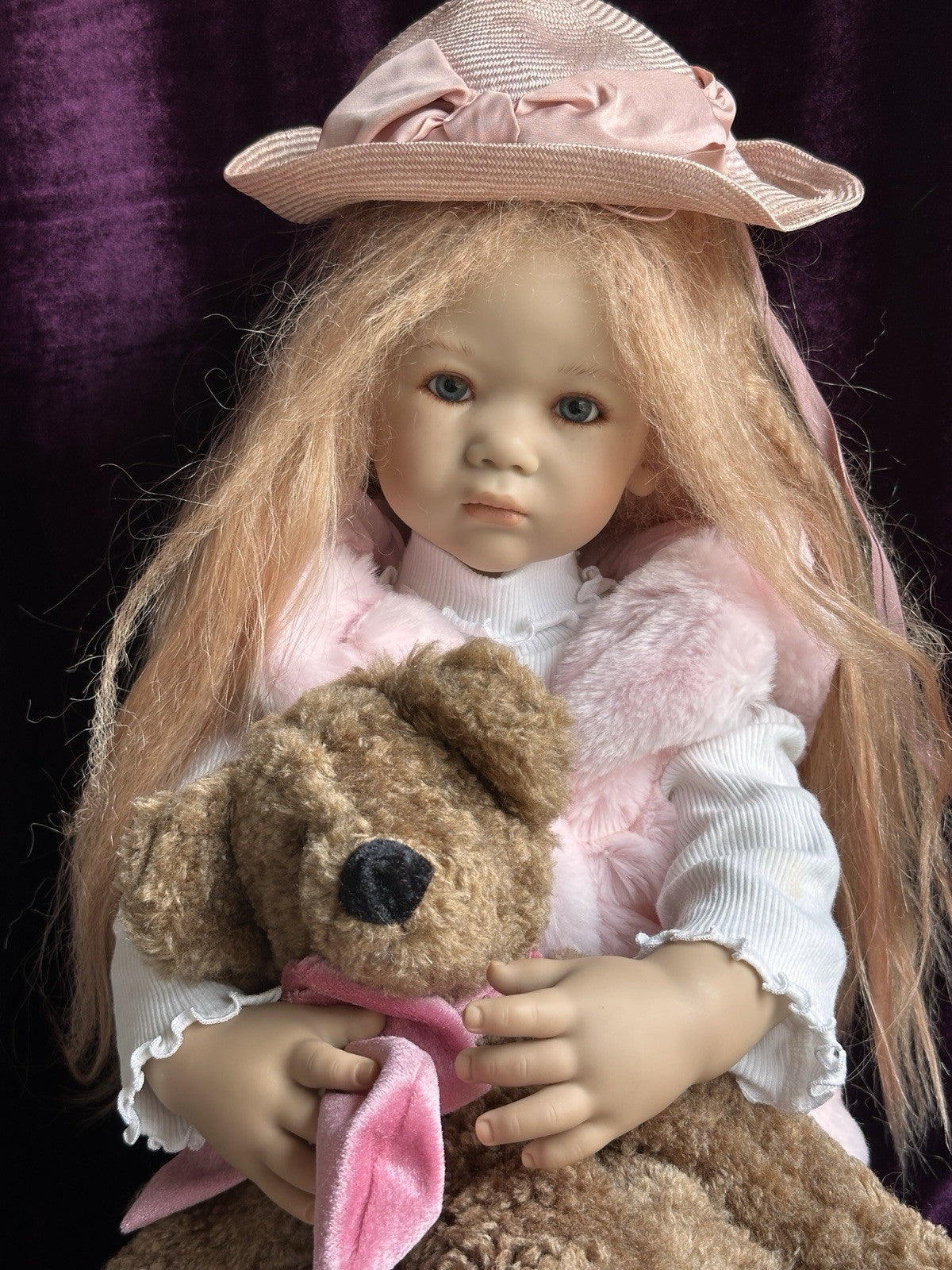 Collectible Vinyl Annete Himstedt Gerti 33.5” Doll Redressed LE 277