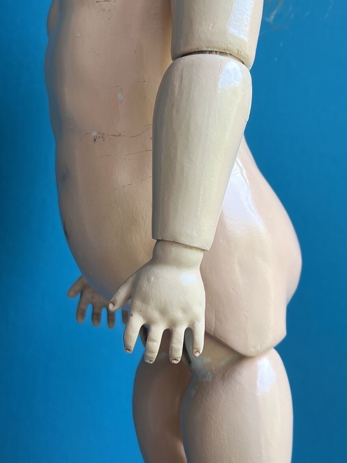 Rare Antique American 20” Composition Doll by F.A.M. Doll Company