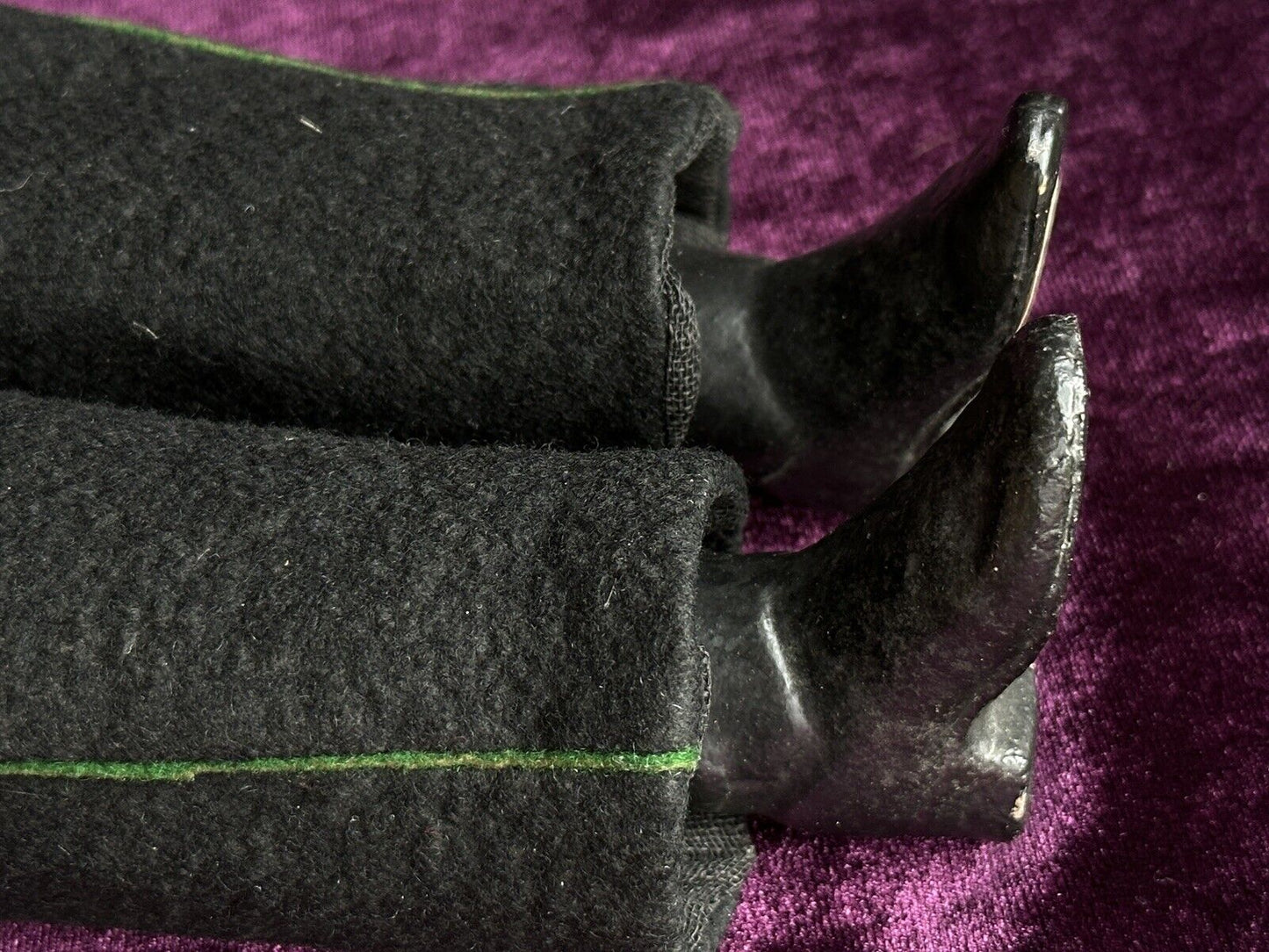 Unidentified Antique 20” French (?) Composition (?) Cloth Military Soldier Doll