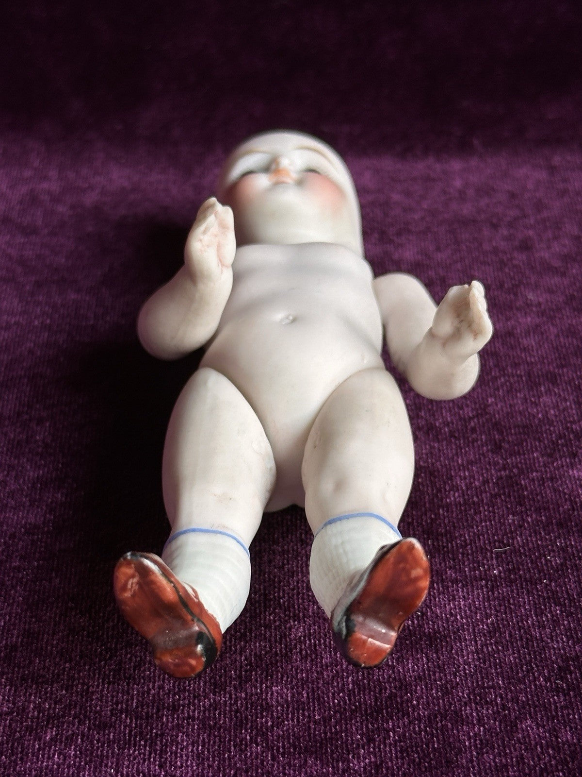 Antique German 5” Kestner 130 All Bisque Mignonette Doll Open Closed Mouth