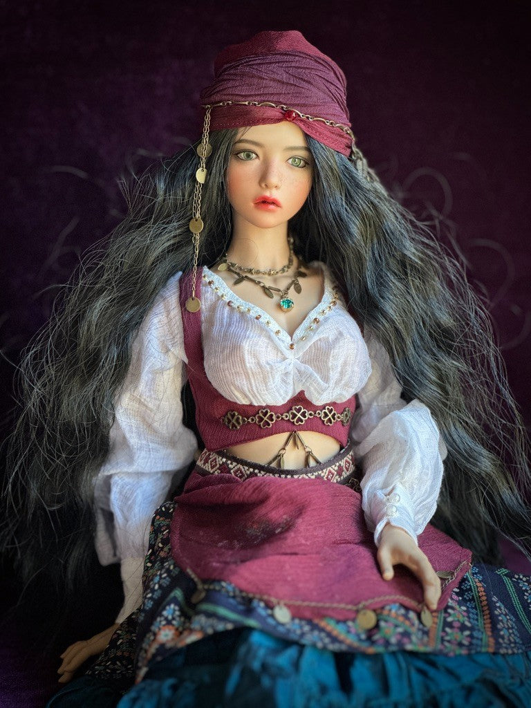 Iple House 18” Female Soo BJD 1/4 Resin Fashion Doll Face-Up Wig Dressed Box COA