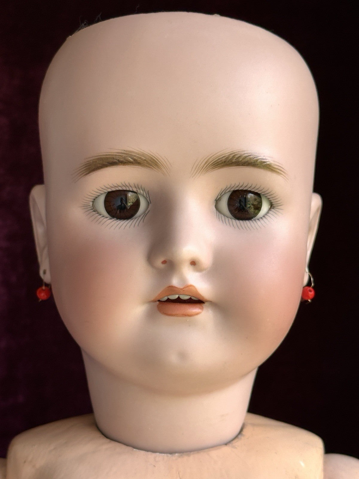 Large Antique German 29” Simon Halbig Heinrich Handwerck Bisque Head Doll