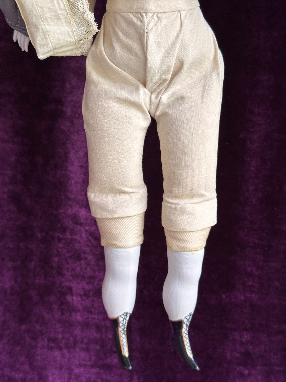 Vintage Porcelain 17” Emma Clear Gibson Girl Lady Doll with Molded Hat