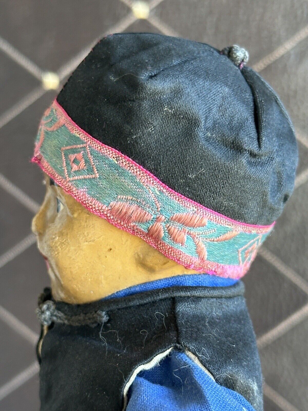 Antique Chinese Martha Chase Style FIve Finger Ching Child Missions Doll