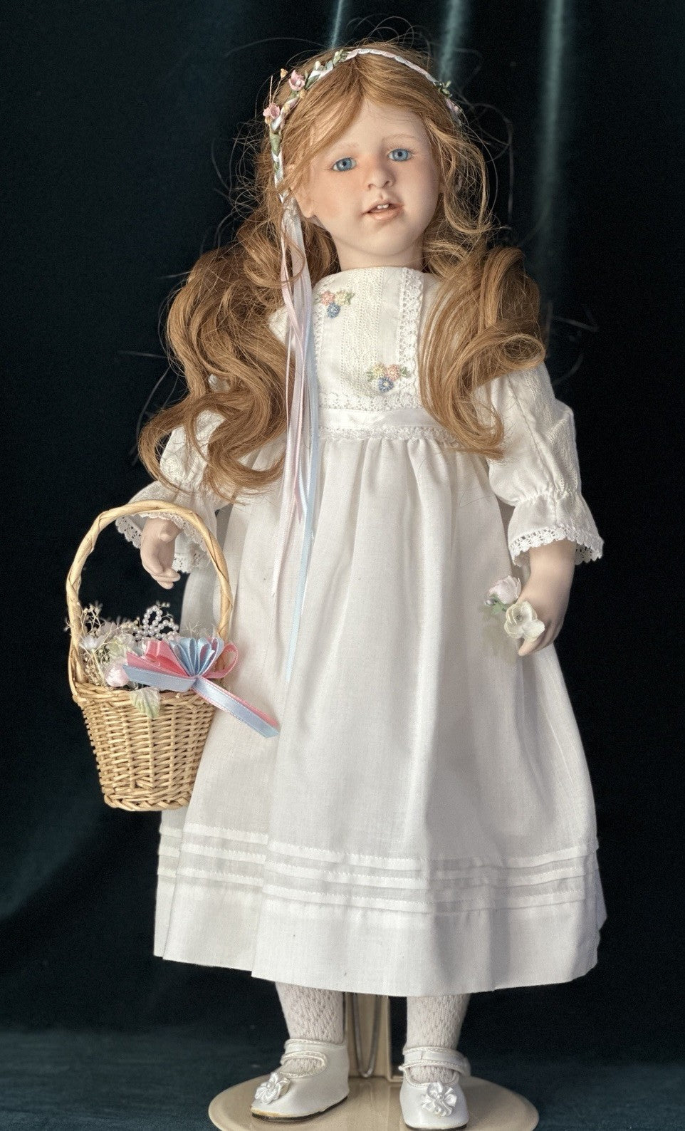 Collectible Artist 20” Porcelain Doll “Babette” by Ruth Treffeisen LE 5/50