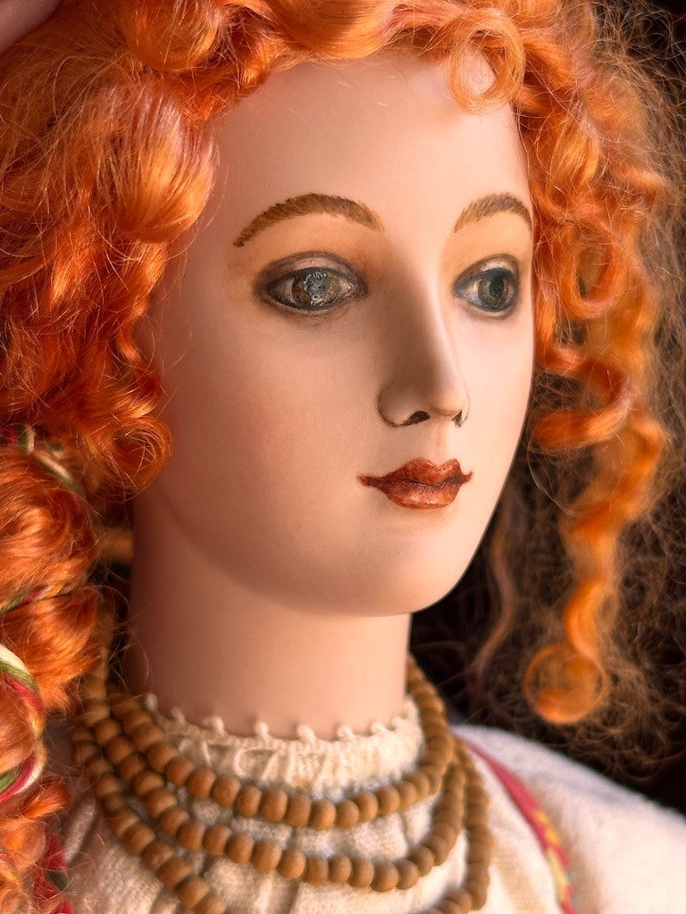 2 Porcelain Dolls Alyonoushka & Ivanushka by Russian Artist Alexandra Koukinova