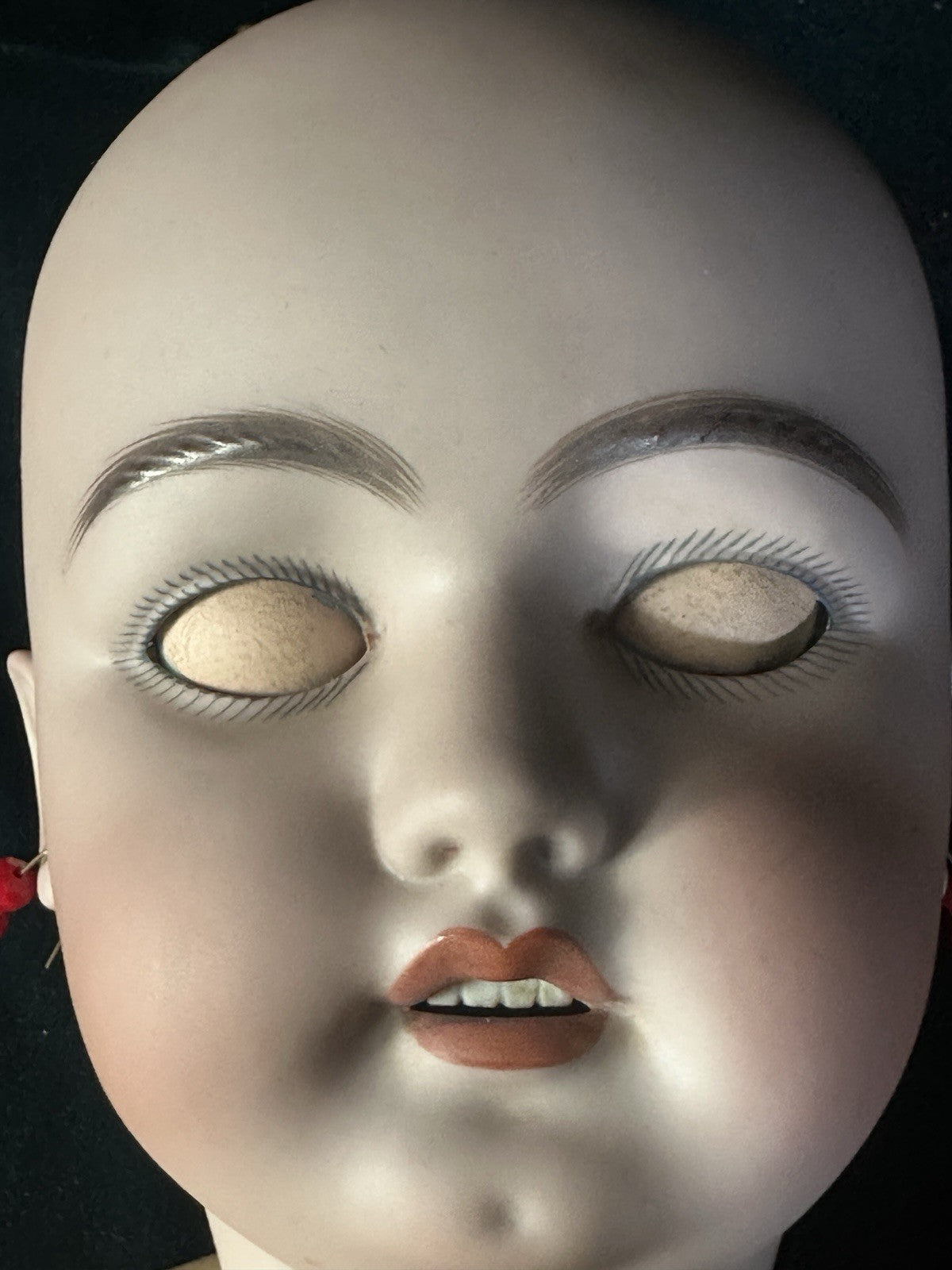Large Antique German 32" Simon Halbig 1079 Dep Bisque Head Doll