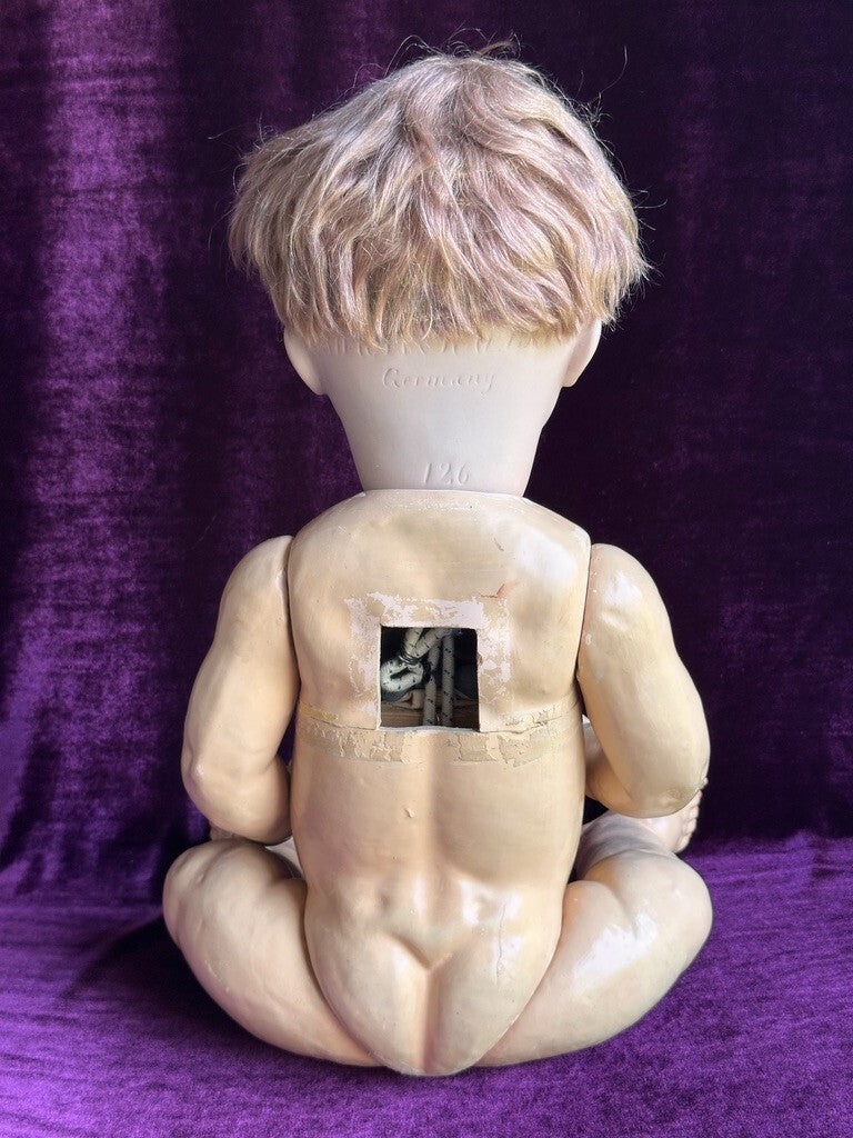 Antique German 24" Simon & Halbig Kammer & Reinhardt 126 Bisque Head Baby Doll