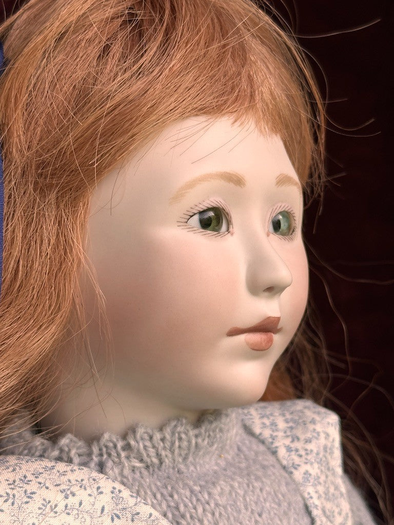 Large Collectible 20" Wooden/Porcelain Lynne & Michael Roche Claudine LE Doll