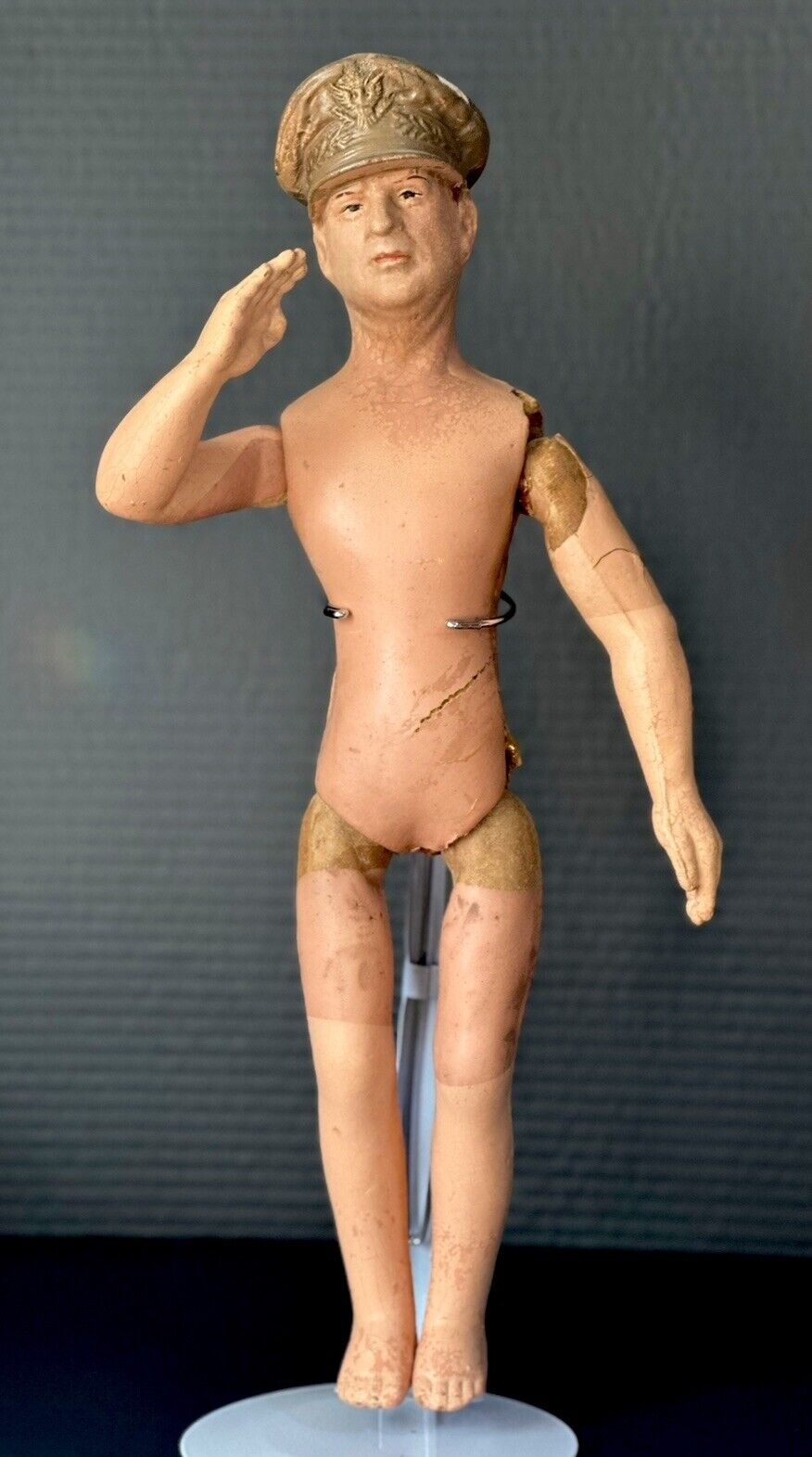 Vintage 1940’s WW2 General Douglas MacArthur Composition 19” Doll by Freundlich