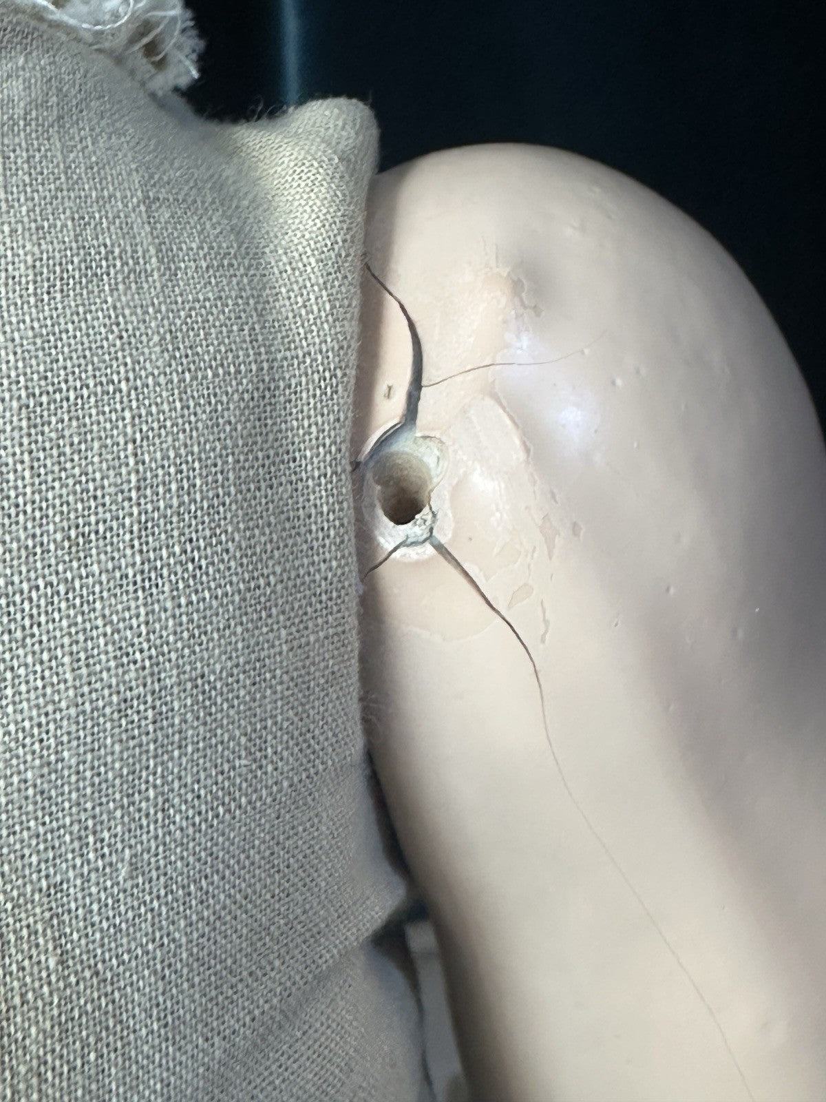 Large 26” Vintage American E.I.H Horsman Composition Doll Dimples