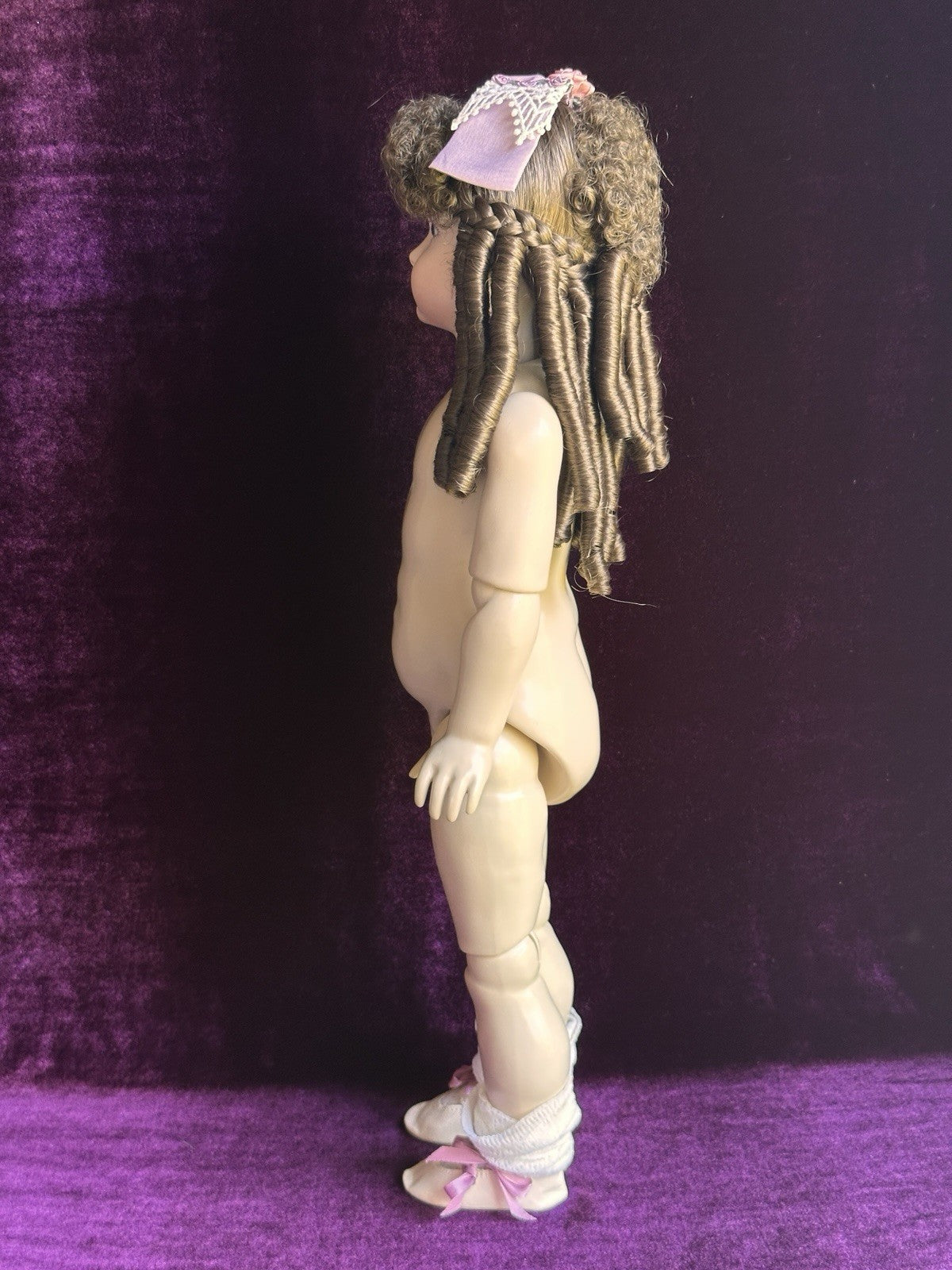 Porcelain Composition 18” Reproduction of Antique French Andre Thuillier Doll