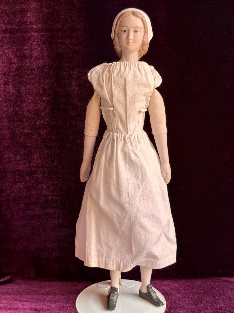 Vintage Porcelain 16" UFDC Artist Diana Crosby Ye Boston Maid Cloth Doll