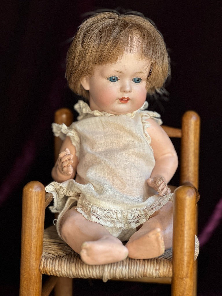 Rare Antique German 11” Bahr & Proschild 604 Bisque Head Baby Doll