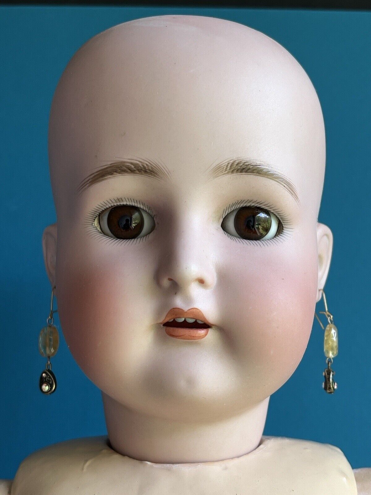 Antique German 28” Simon Halbig Kammer Reinhardt 76 Bisque Head Doll