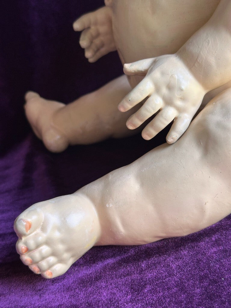Antique German 24" Simon & Halbig Kammer & Reinhardt 126 Bisque Head Baby Doll