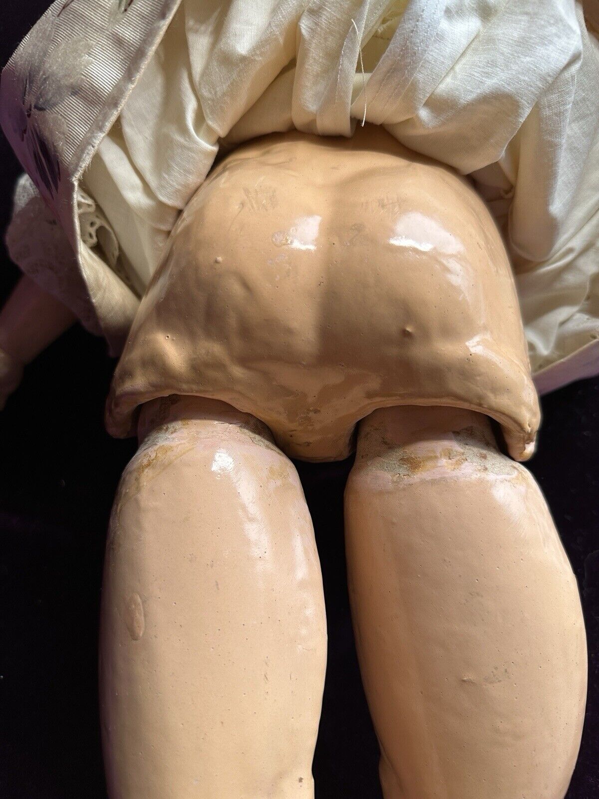 Antique German 28.5" Schoenau & Hoffmeister 914 Bisque Head Doll