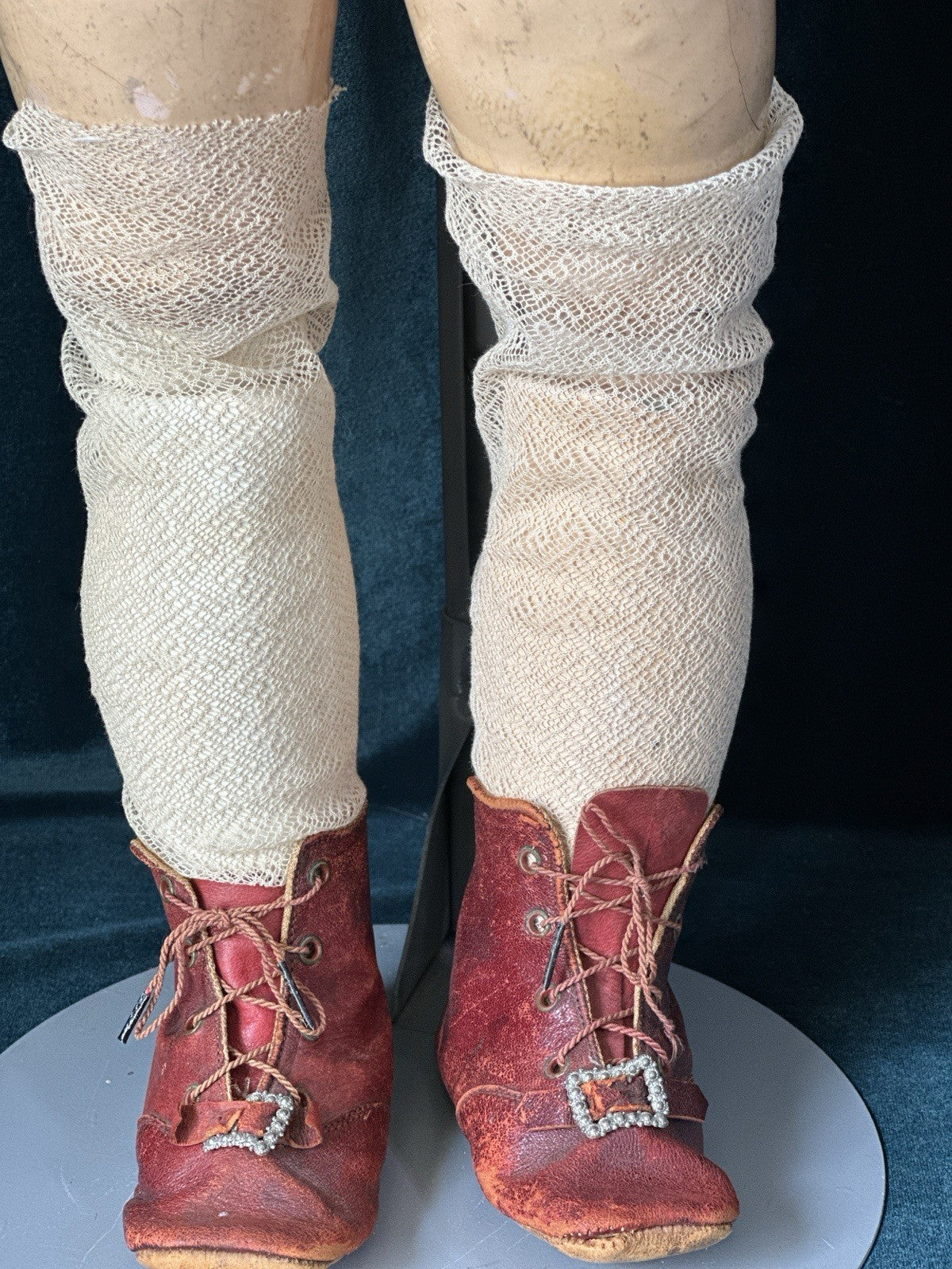 Antique German Simon Halbig and C.M. Bergmann Bisque Head 28” Doll