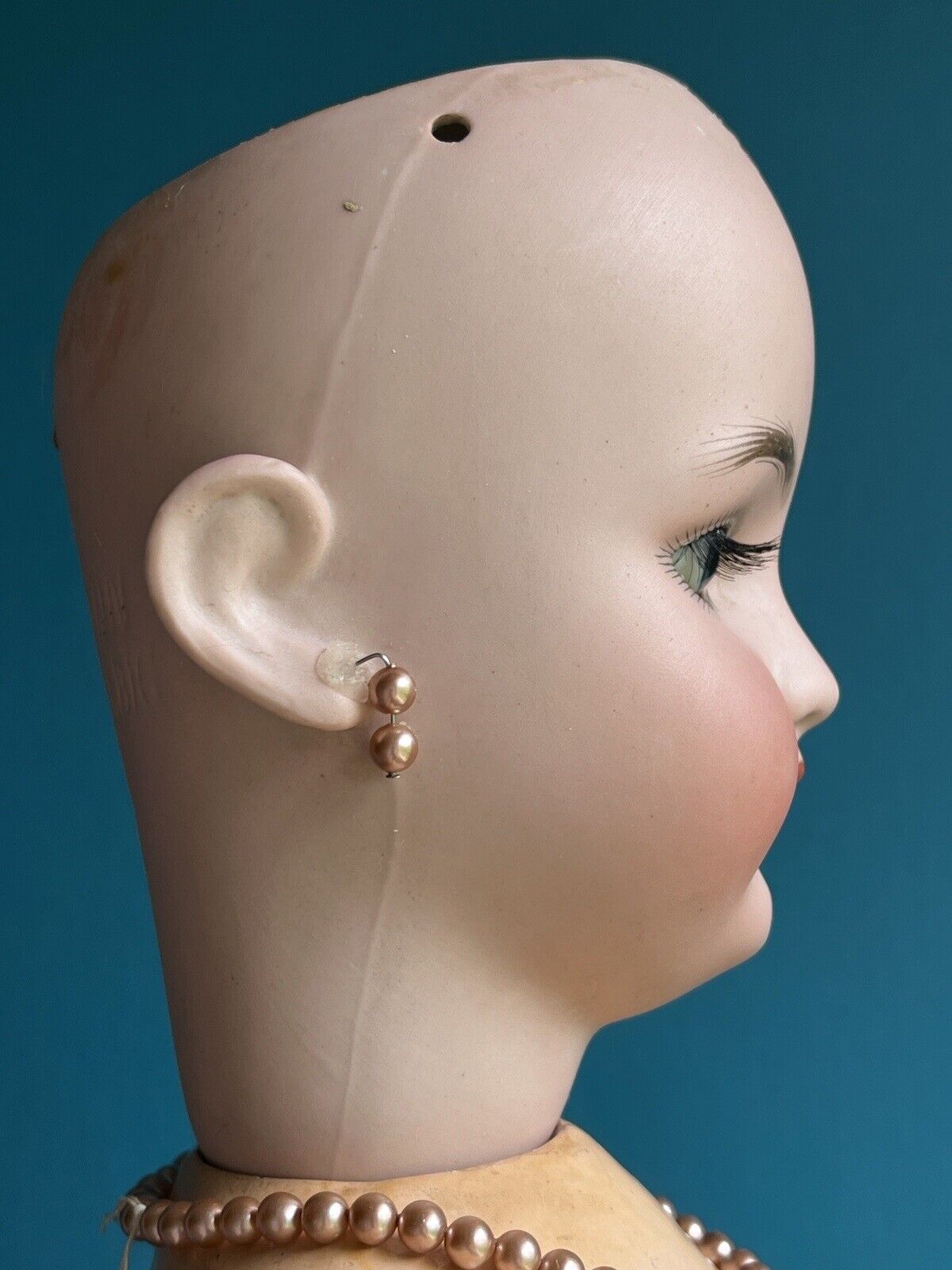 Antique German 26” Bergmann Simon Halbig Bisque Head Lady Doll