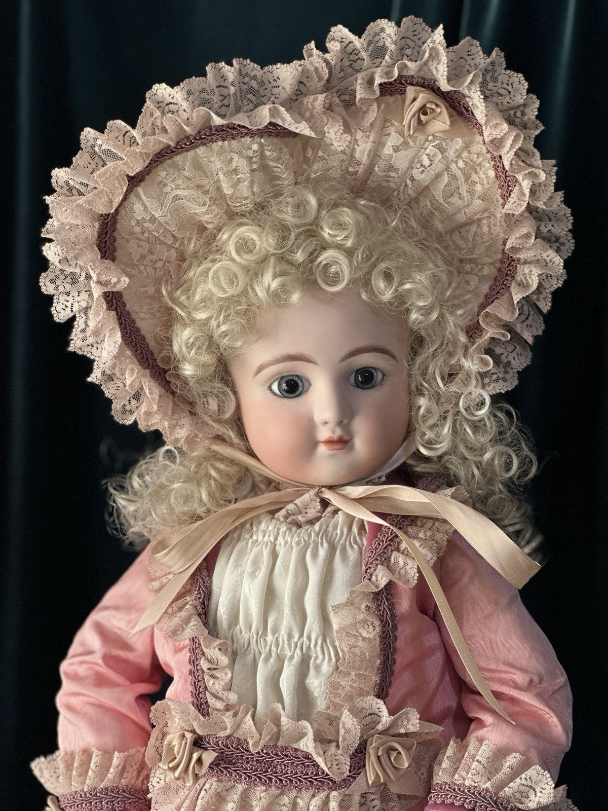Vintage Artist Reproduction of Antique French Steiner C. 26” Doll Porcelain Head