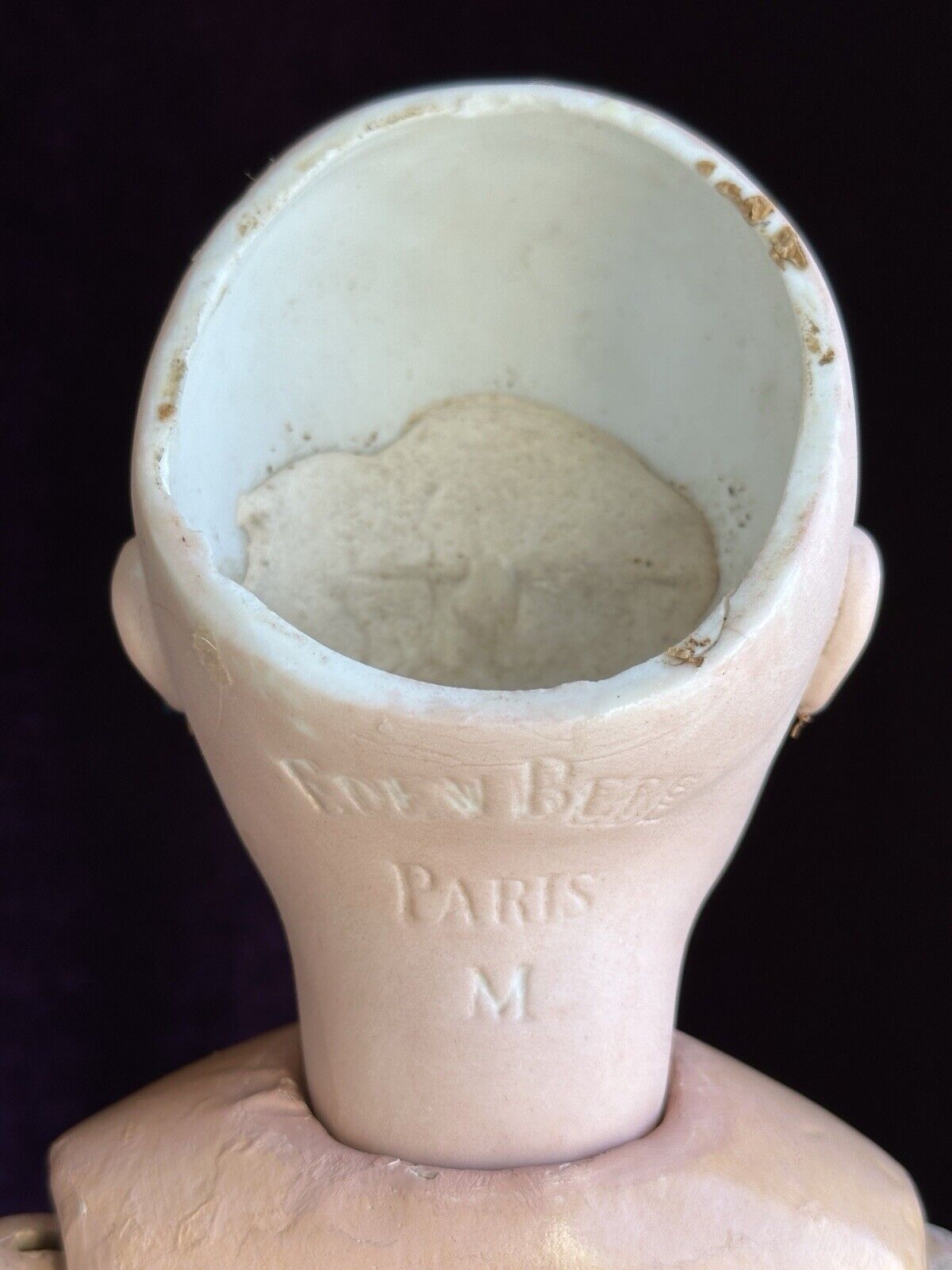 Antique French 25.5” Fleischmann & Bloedel Eden Bebe Close Mouth. Original Shoes