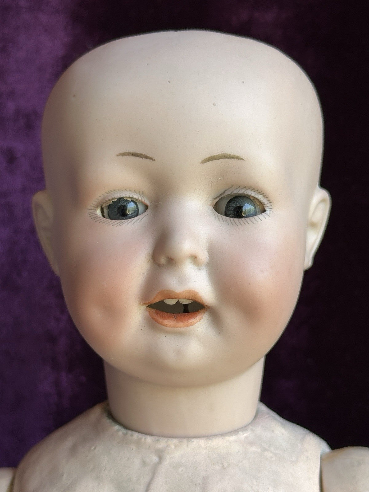 Rare Antique German 11.5” Armand Marseille 590 Bisque Head Baby Doll